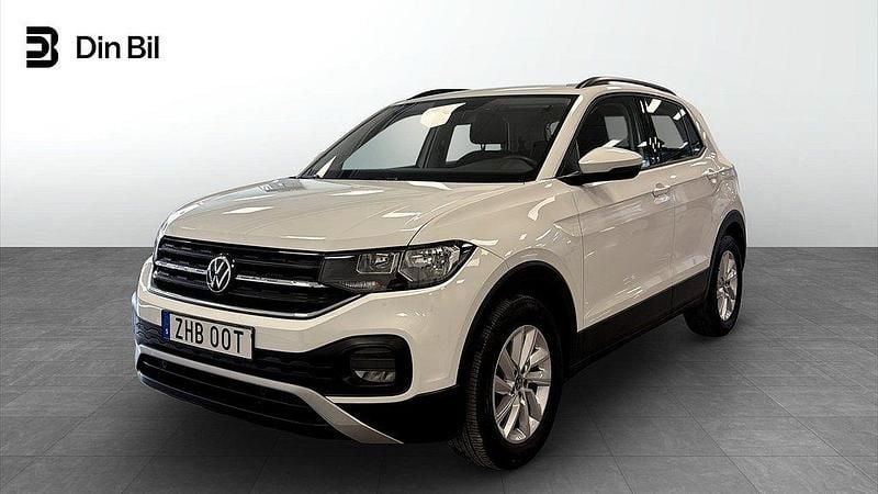 Vit (pure white) Begagnad 2021 VW T-Cross Life SUV | 189 900 kr (Marknadspris) - Bild 1/4