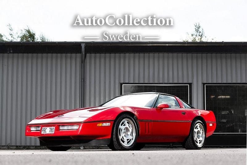 Röd Begagnad 1990 Chevrolet Corvette ZR-1 | 439 000 kr - Bild 1/4