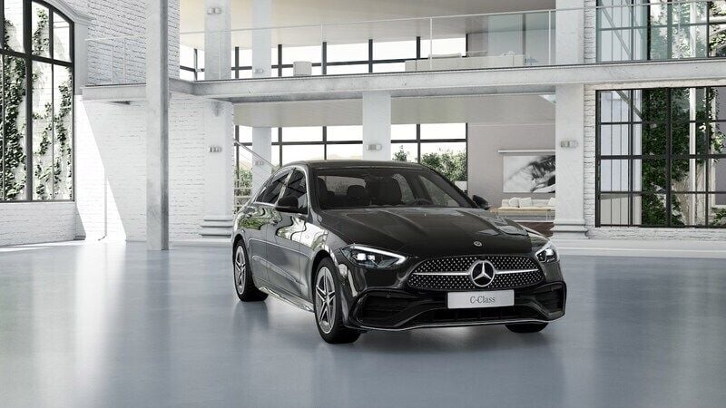 Svart Ny 2025 Mercedes C300e Sedan | 637 344 kr (Marknadspris) - Bild 1/4