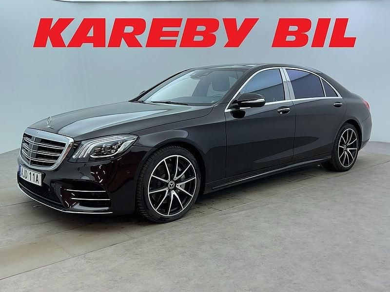 Svart Begagnad 2019 Mercedes S450 Sport Sedan | 599 900 kr - Bild 1/3