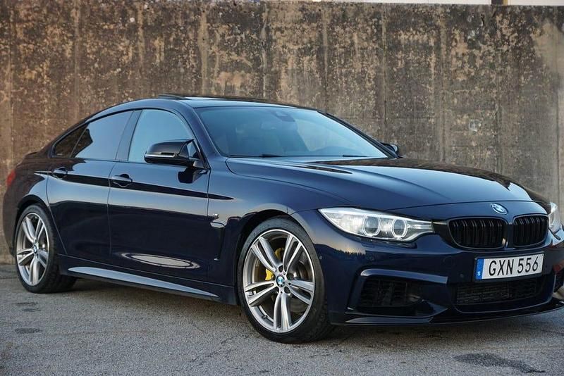 Begagnad BMW 435 Gran Coupé M Sport 306 HK (225 kW) 2015 Blå Sportkupé