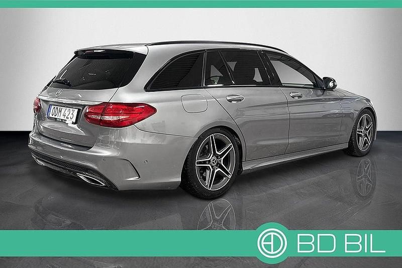 Begagnad Mercedes C220 AMG 170 HK (125 kW) 2016 Silver Kombi