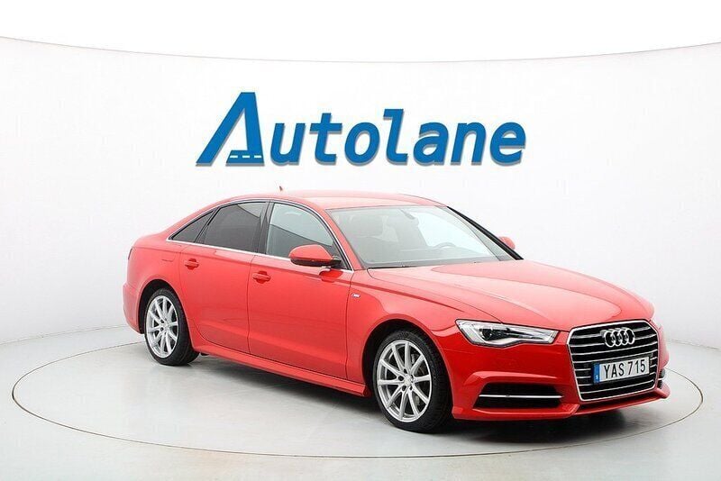 Röd Begagnad 2016 Audi A6 S-Line Sedan | 219 900 kr (Marknadspris) - Bild 1/3
