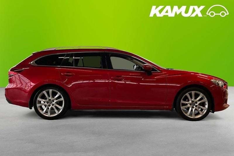 Begagnad Mazda 6 Optimum 175 HK (128 kW) 2015 Röd Kombi
