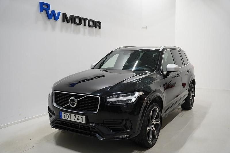 Begagnad Volvo XC90 R-Design 235 HK (172 kW) 2018 Svart SUV