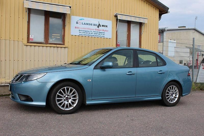 Blå Begagnad 2007 Saab 9-3 Linear Sedan | 54 500 kr (Marknadspris) - Bild 1/4