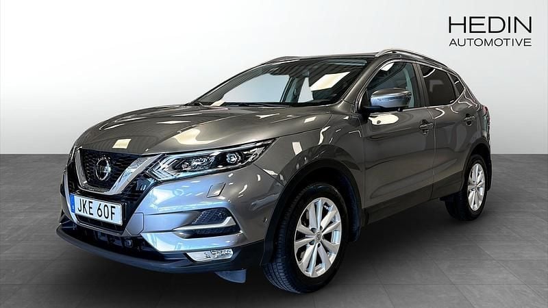 Grå (grey) Begagnad 2019 Nissan Qashqai Pack SUV | 184 900 kr (Bra pris) - Bild 1/4