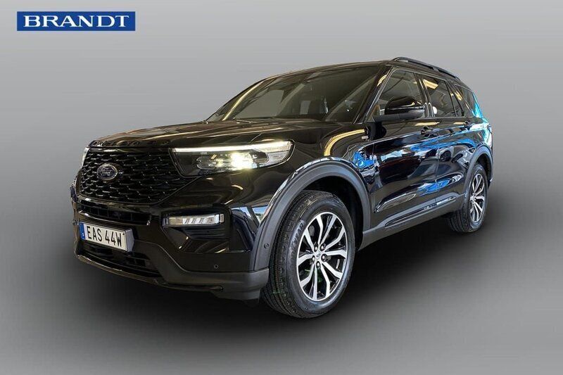Svart Begagnad 2020 Ford Explorer SUV | 449 000 kr (Marknadspris) - Bild 1/4