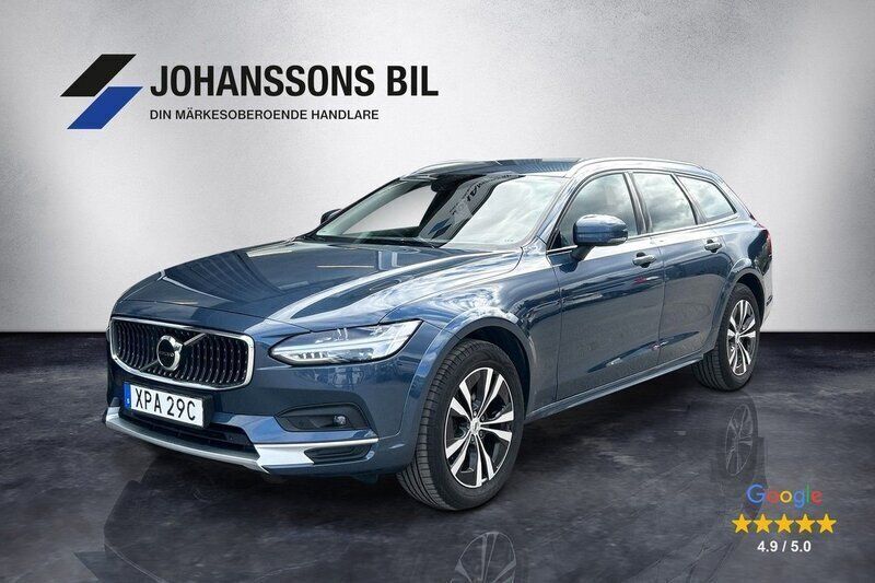 Mörkblå Begagnad 2021 Volvo V90 CC Kombi | 314 900 kr (Bra pris) - Bild 1/4