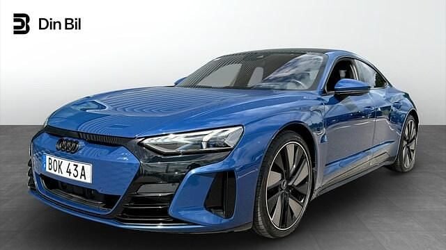 Blå Begagnad 2021 Audi e-tron GT quattro Design Sedan | 579 900 kr (Lite dyr) - Bild 1/4