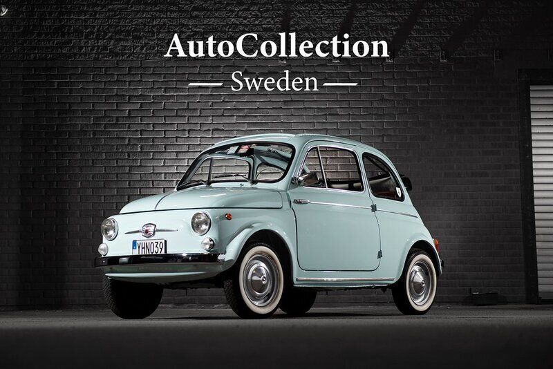 Ljusblå Begagnad 1964 Fiat 500 Cab | 299 900 kr - Bild 1/4