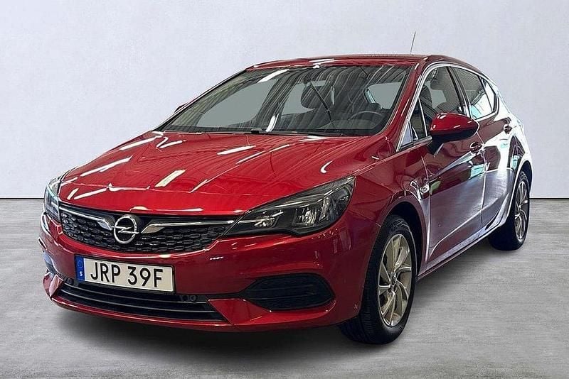 Röd Begagnad 2020 Opel Astra Elegance Halvkombi | 179 900 kr - Bild 1/4
