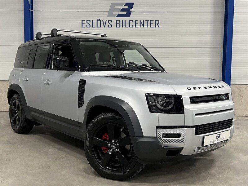 Silver Begagnad 2020 Land Rover Defender First Edition SUV | 659 990 kr (Marknadspris) - Bild 1/4
