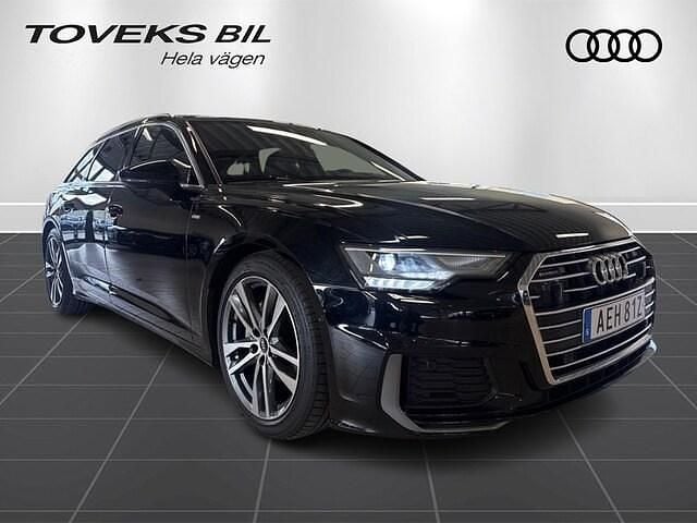 Brilliantsvart Begagnad 2023 Audi A6 S-Line Kombi | 379 000 kr (Bra pris) - Bild 1/4