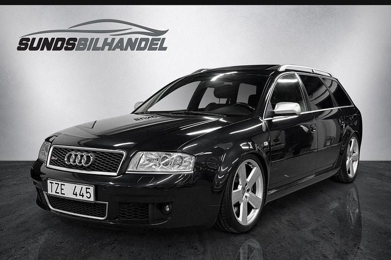 Svart Begagnad 2002 Audi RS6 Kombi | 169 900 kr (Superpris) - Bild 1/4