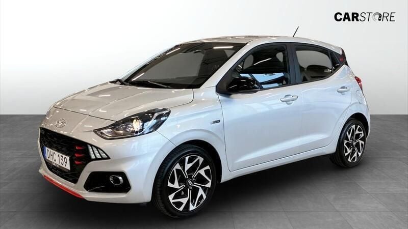 Grå (grey) Begagnad 2022 Hyundai i10 N Line Halvkombi | 149 900 kr - Bild 1/4