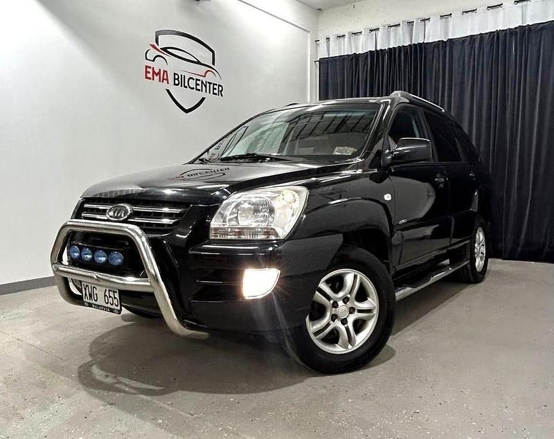 Svart Begagnad 2006 Kia Sportage SUV | 37 900 kr (Bra pris) - Bild 1/4