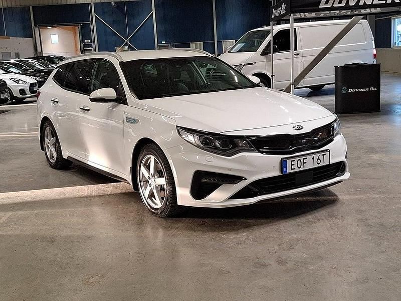 Vit Begagnad 2019 Kia Optima Advance Kombi | 157 900 kr (Marknadspris) - Bild 1/4