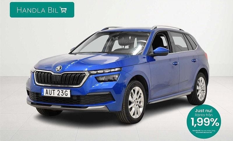 Blå Begagnad 2020 Skoda Kamiq SUV | 214 900 kr (Marknadspris) - Bild 1/3