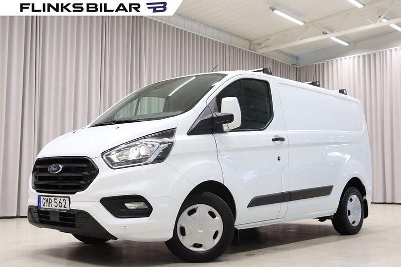 Vit Begagnad 2018 Ford Transit Custom Van | 154 900 kr (Marknadspris) - Bild 1/4
