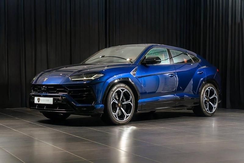 Blå Begagnad 2021 Lamborghini Urus SUV | 2 399 000 kr - Bild 1/4
