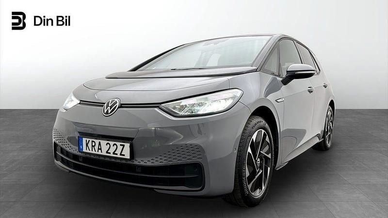 Grå Begagnad 2023 VW ID.3 Comfortline Halvkombi | 279 900 kr (Marknadspris) - Bild 1/4