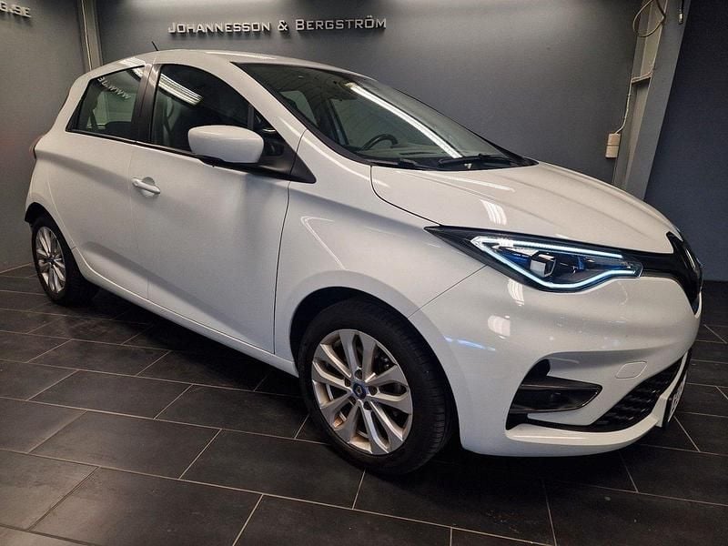 Vit Begagnad 2021 Renault Zoe Halvkombi | 134 500 kr (Marknadspris) - Bild 1/4