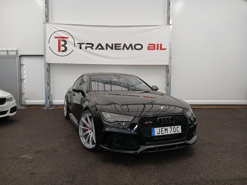 Svart Begagnad 2018 Audi RS7 Performance Halvkombi | 619 898 kr - Bild 1/4