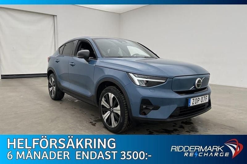 Blå Begagnad 2022 Volvo C40 Single Motor SUV | 279 800 kr (Bra pris) - Bild 1/3