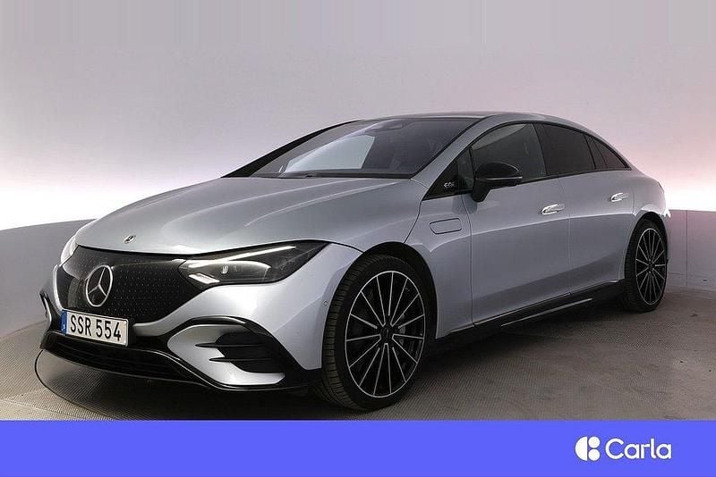 Silver Begagnad 2022 Mercedes EQE350 AMG Sedan | 495 900 kr (Marknadspris) - Bild 1/4