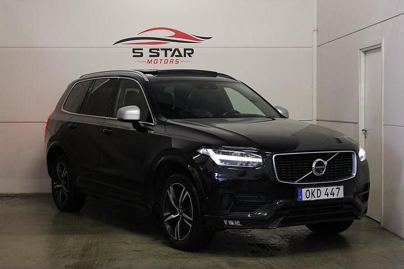 Begagnad Volvo XC90 R-Design 235 HK (172 kW) 2016 Svart SUV