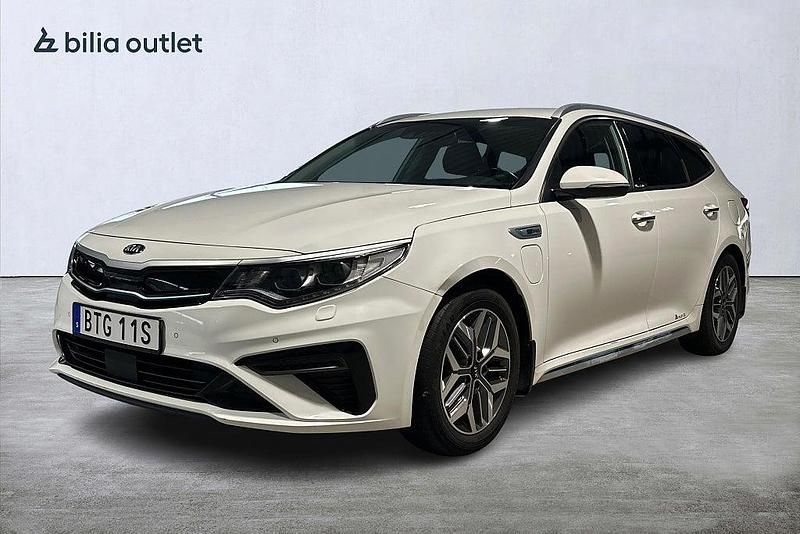 Vit Begagnad 2019 Kia Optima Plus Kombi | 179 900 kr - Bild 1/3