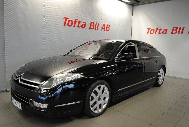 Svart Begagnad 2009 Citroën C6 Sedan | 99 000 kr - Bild 1/4