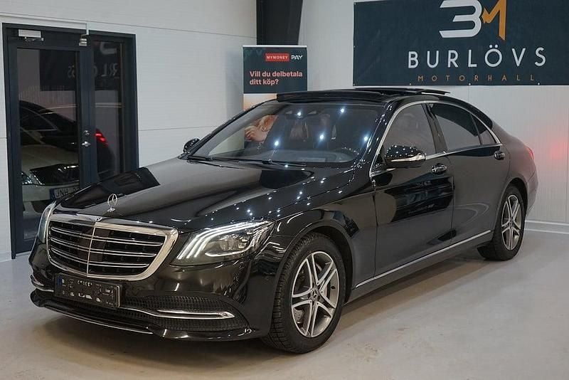 Svart Begagnad 2019 Mercedes S450 Sedan | 529 000 kr - Bild 1/4