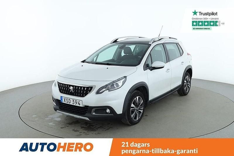 Vit Begagnad 2018 Peugeot 2008 SUV | 137 000 kr (Bra pris) - Bild 1/4