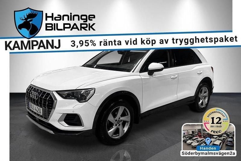 Vit Begagnad 2019 Audi Q3 Advanced SUV | 229 995 kr (Marknadspris) - Bild 1/2