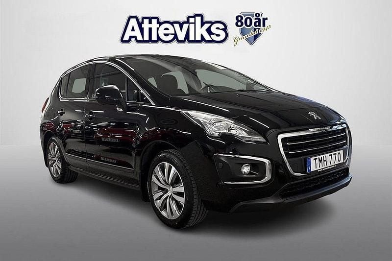 Svart Begagnad 2016 Peugeot 3008 Kombi | 129 900 kr (Superpris) - Bild 1/3