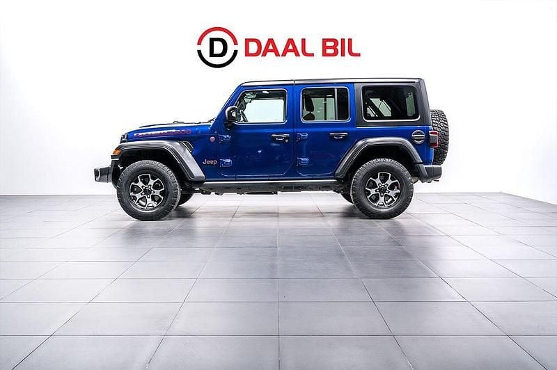 Begagnad Jeep Wrangler Unlimited Rubicon 272 HK (200 kW) 2020 Blå SUV