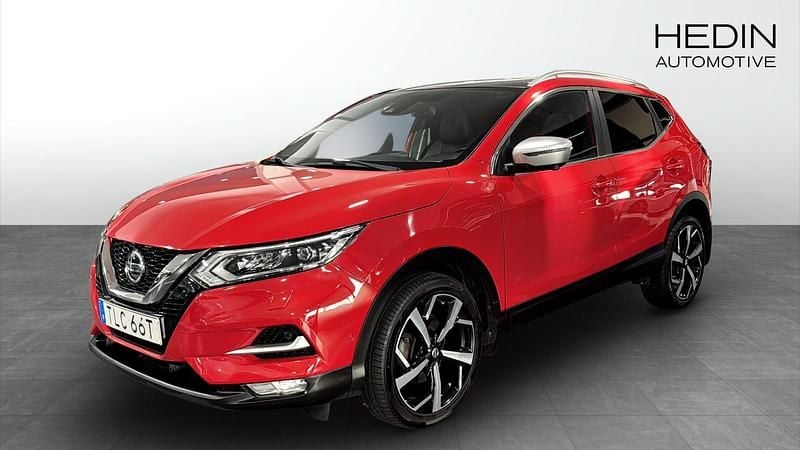 Röd Begagnad 2019 Nissan Qashqai Tekna+ SUV | 199 900 kr (Marknadspris) - Bild 1/4