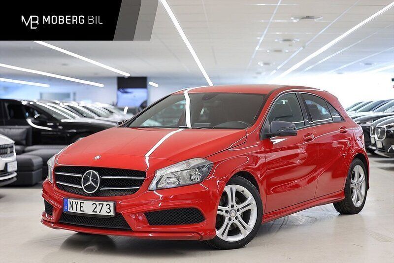 Röd Begagnad 2013 Mercedes A180 AMG Halvkombi | 119 900 kr (Marknadspris) - Bild 1/3