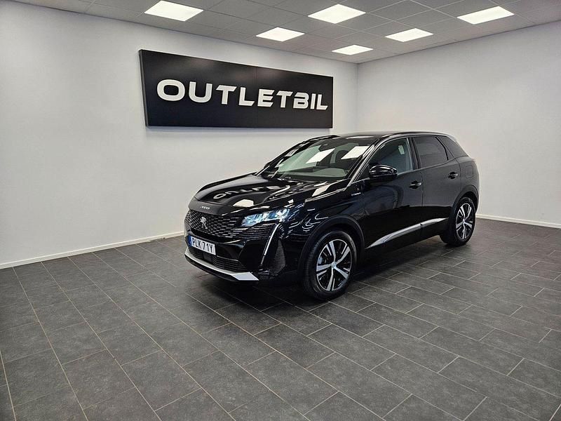Svart Begagnad 2023 Peugeot 3008 Allure SUV | 329 000 kr (Lite dyr) - Bild 1/4