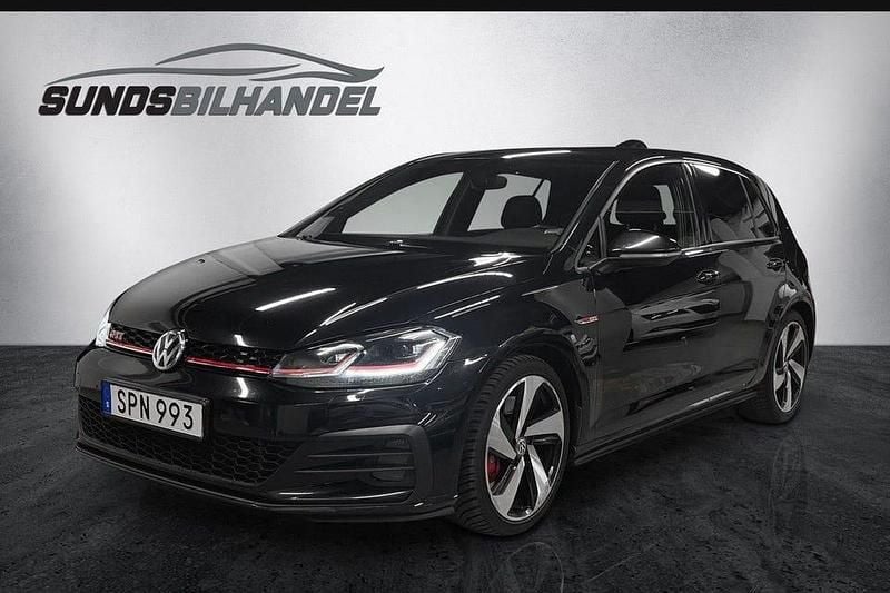 Svart Begagnad 2017 VW Golf VII GTI Halvkombi | 238 800 kr (Marknadspris) - Bild 1/4
