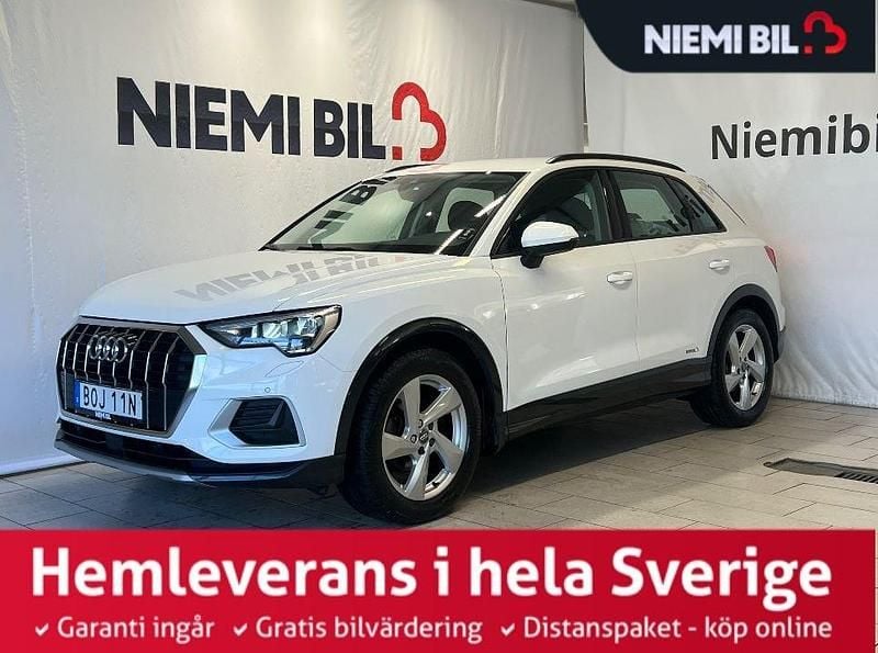 Vit Begagnad 2019 Audi Q3 Advanced Plus SUV | 234 900 kr (Marknadspris) - Bild 1/3