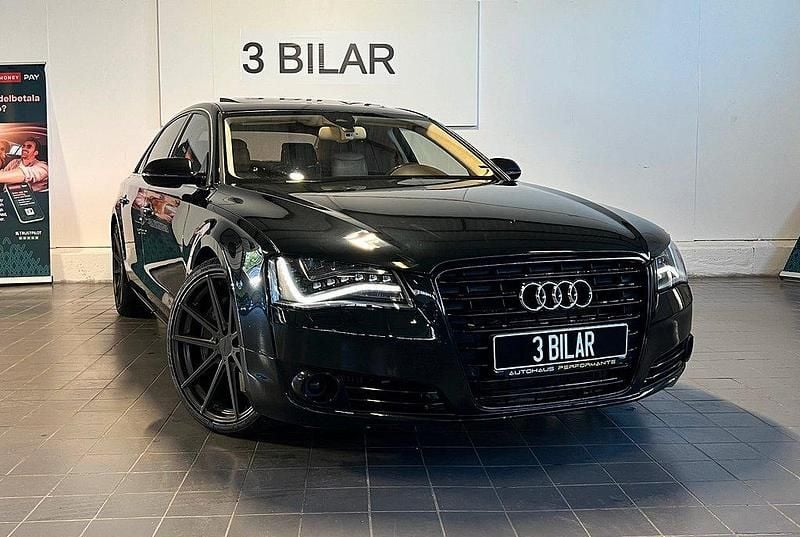 Svart Begagnad 2010 Audi A8L Advanced Sedan | 199 900 kr - Bild 1/4