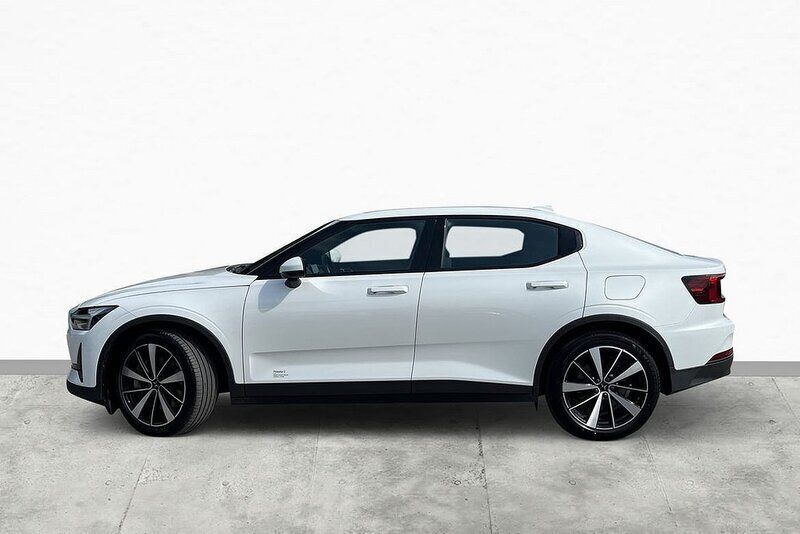 Vit Begagnad 2021 Polestar 2 Plus Sedan | 359 900 kr (Lite dyr) - Bild 1/4