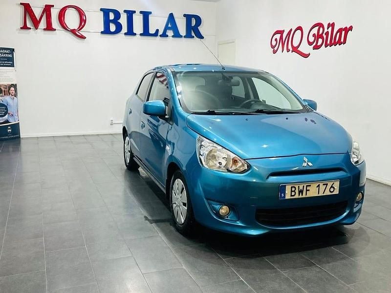 Blå Begagnad 2013 Mitsubishi Space Star Halvkombi | 45 900 kr (Bra pris) - Bild 1/4