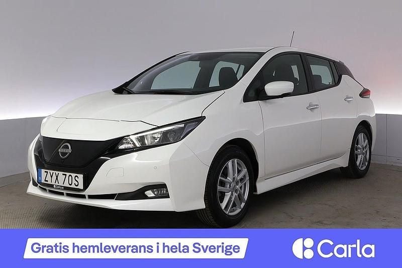 Vit Begagnad 2022 Nissan Leaf 360º Halvkombi | 182 900 kr (Bra pris) - Bild 1/4
