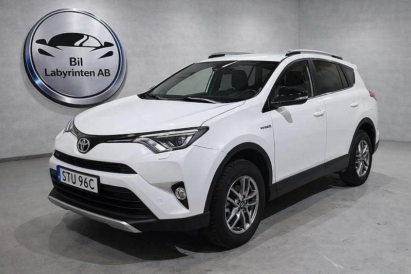 Vit Begagnad 2018 Toyota RAV4 Hybrid Edition SUV | 159 900 kr (Lite dyr) - Bild 1/4