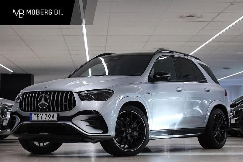 Silver Begagnad 2024 Mercedes GLE53 AMG AMG SUV | 1 099 000 kr (Marknadspris) - Bild 1/3