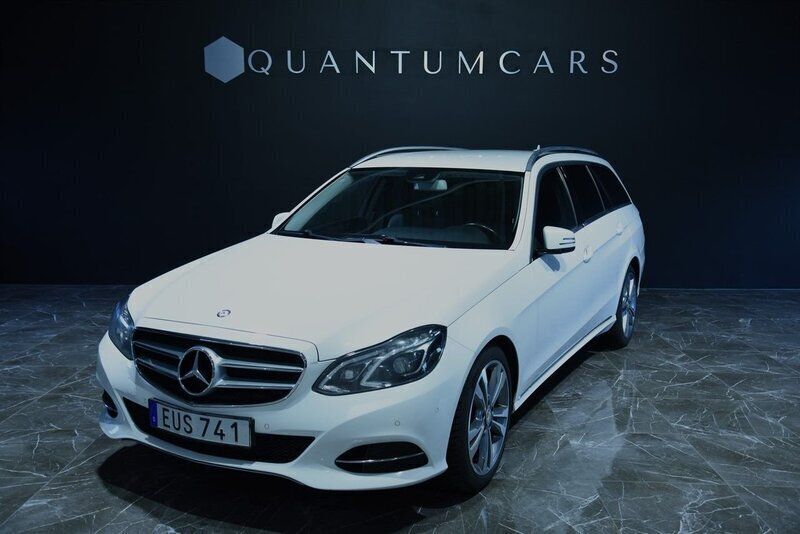 Vit Begagnad 2015 Mercedes E220 Avantgarde Kombi | 179 000 kr (Lite dyr) - Bild 1/4